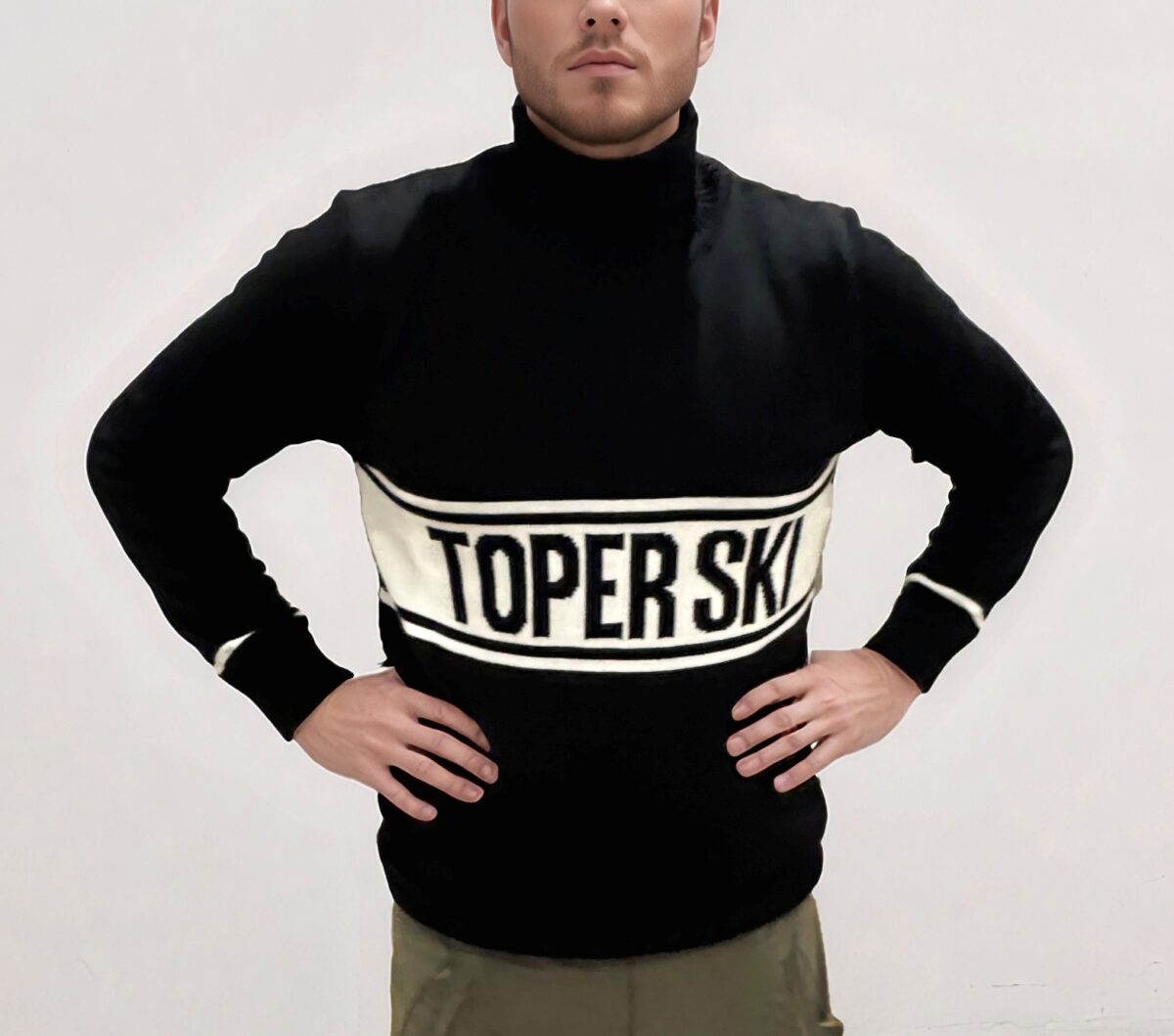 RETRO SKI VOLNEN PULOVER MOŠKI